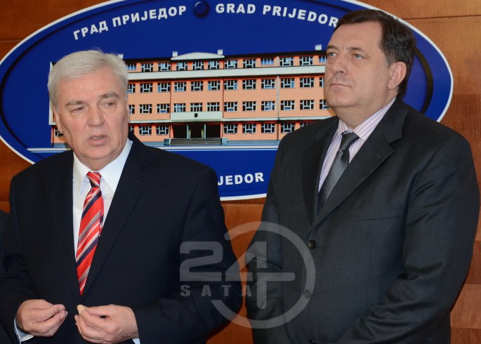 Pavić i Dodik dogovorili realizaciju nekoliko infrastrukturnih projekata u Prijedoru (VIDEO)