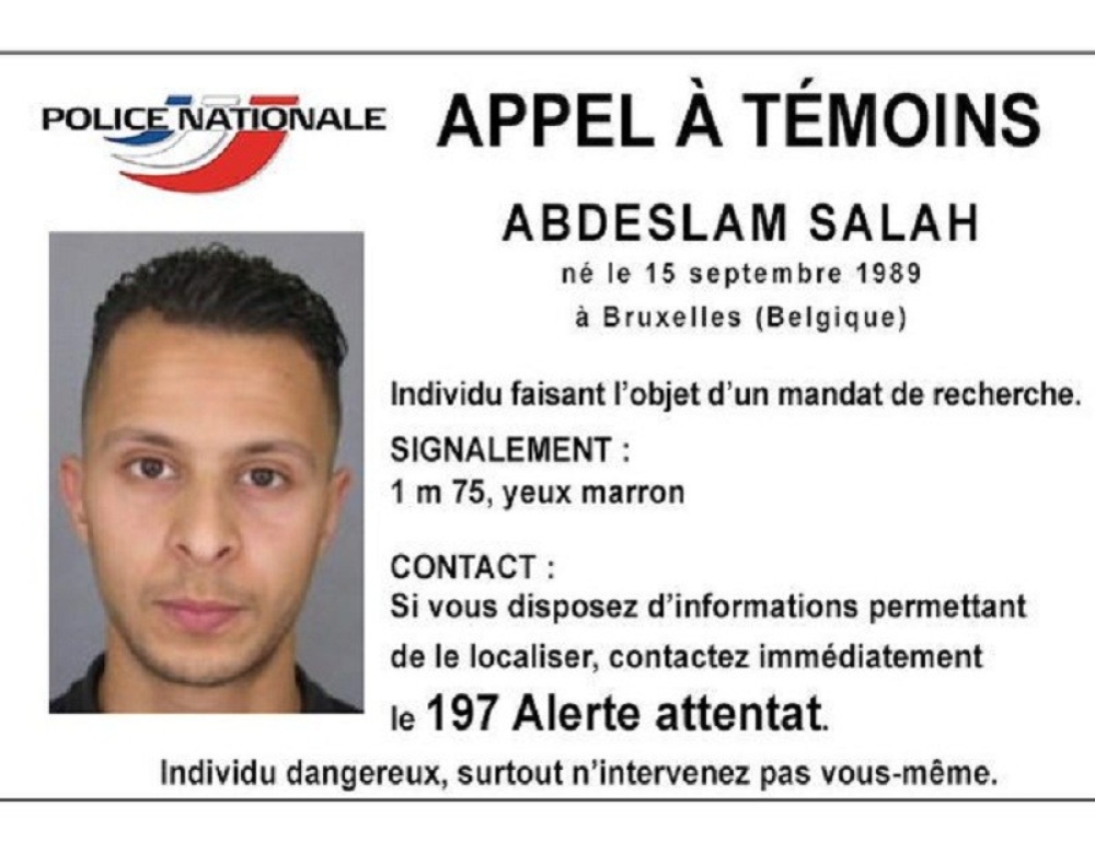 Ovo je terorista iz Pariza koji je u bekstvu (FOTO)