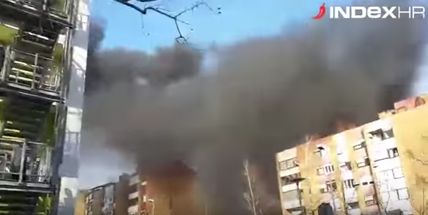Veliki požar u Zagrebu: Gori studentski dom, ima povrijeđenih (VIDEO)