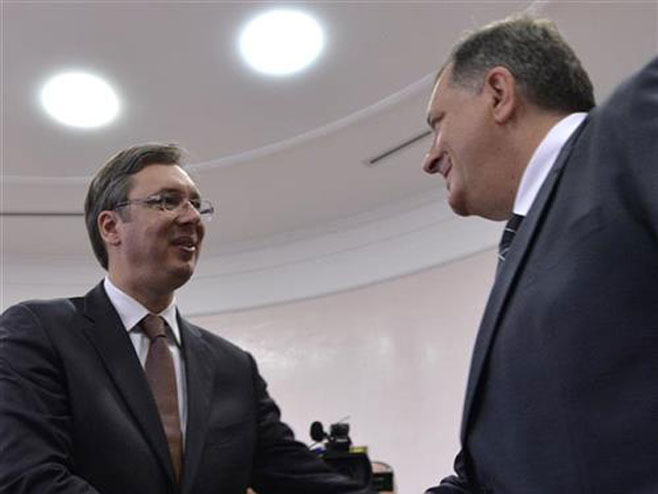 Vučić pisao Dodiku - Srbija i Srpska da nastave razvijati međusobne veze