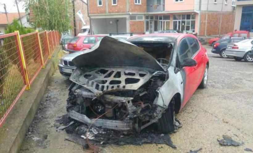 Zapaljen automobil jednog od lidera Srba sa Kosova