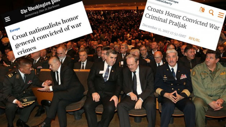 Svjetski mediji o komemoraciji Praljku: Novi uzlet nacionalizma, Hrvati slave ratne zločince