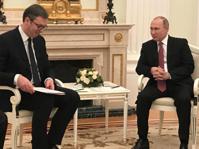 Putin u pismu Vučiću: Računam na unapređenje odnosa