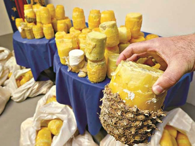 U ananasu sakriveno 745 kilograma kokaina