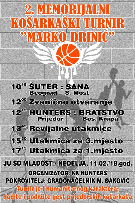 2. Memorijalni turnir "Marko Drinić"
