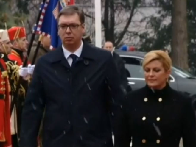 Vučić stigao u Zagreb (VIDEO)