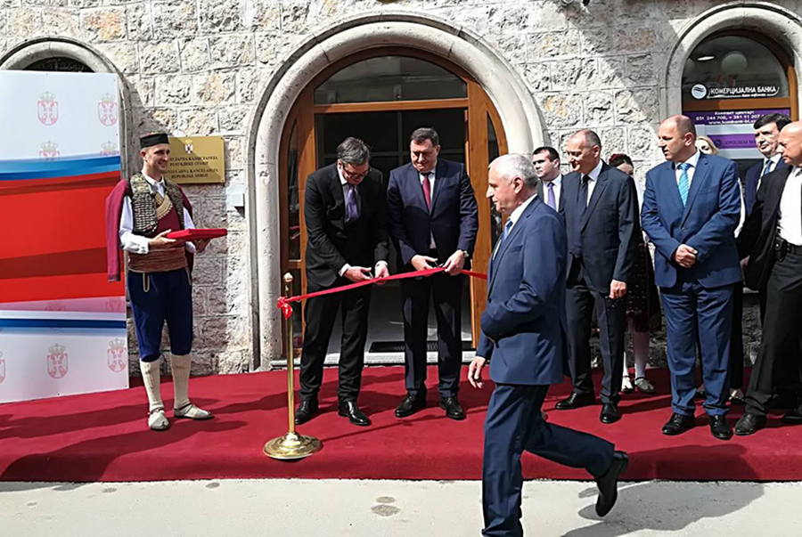 Vučić i Dodik otvorili Generalni konzulat Srbije u Trebinju
