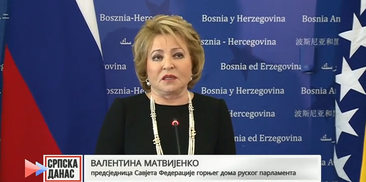 Matvijenko: Rusija se zalaže za zatvaranje Kancelarije visokog predstavnika u BiH (VIDEO)