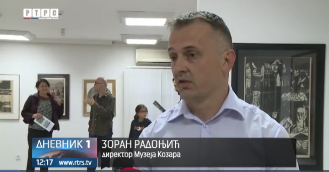 Prijedor- Izložba "Boško Karanović- grafike" (VIDEO)
