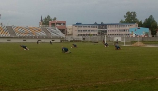 Radnik trenirao na Gradskom stadionu u Prijedoru