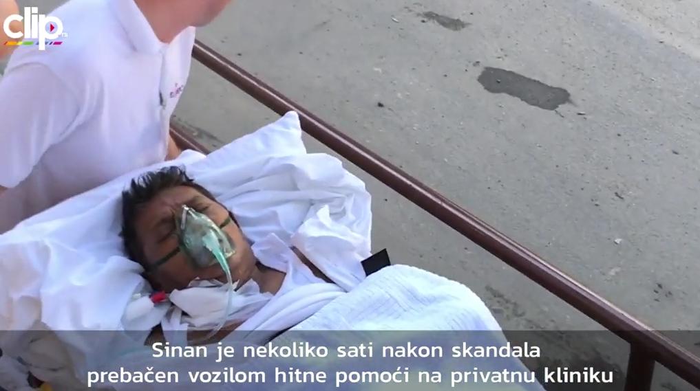 POTRESNI SNIMCI Sinan Sakić posle hapšenja sina prebačen u privatnu bolnicu (VIDEO)