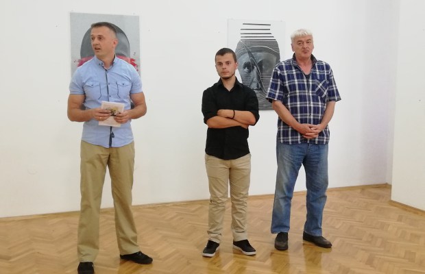 Otvorena izložba “Crteži” Jovana Spasića (VIDEO)