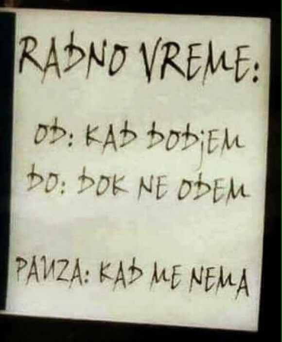 SAM SVOJ GAZDA Natpis na vratima PRODAVNICE zasmejao CEO REGION, a sve