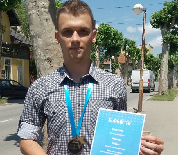 Prijedorčanin Nemanja Torbica donio prvu medalju iz fizike za Srpsku
