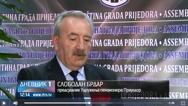 Јednokratna pomoć Vlade obradovala penzionere u Prijedoru (VIDEO)