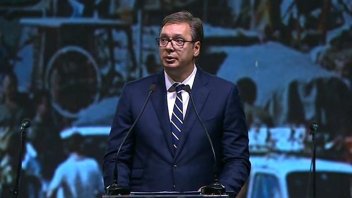 Vučić: Oni neka slave; Mi smo plakali, ali s ponosom gledamo u budućnost (VIDEO)