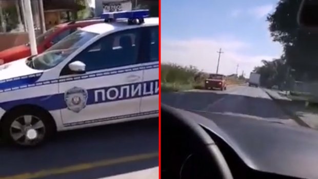 OVI STVARNO NISU NORMALANI! Policajac dao ključeve službenog auta "opasnom momku", PA DIVLJALI ULICAMA BORČE! (EKSKLUZIVNI VIDEO)