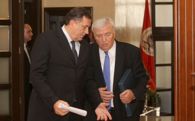 Dodik i Pavić bez izjava nakon sastanka