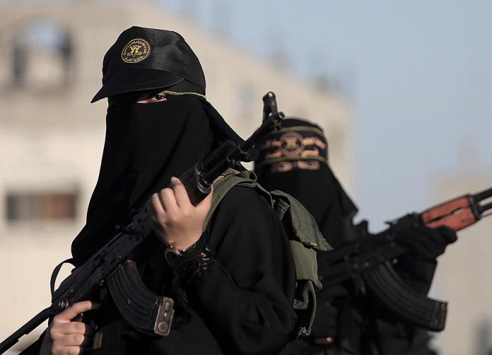 Islamic Jihad holds a rally in Rafah, Gaza Strip