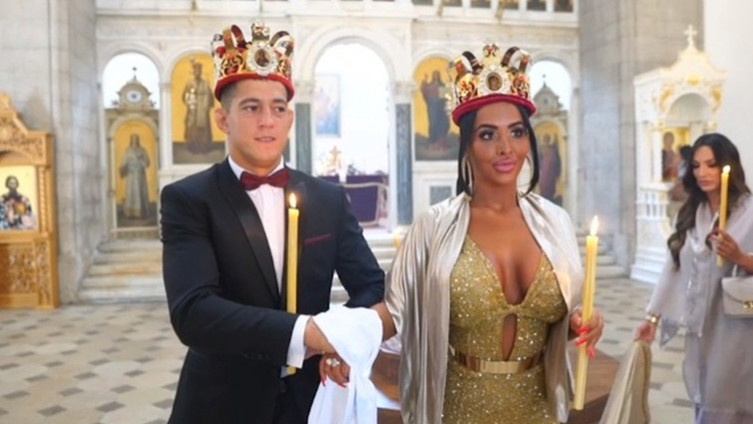 Zlatna vjenčanica, sveci i dekolte: Video srpske svadbe postao hit na internetu