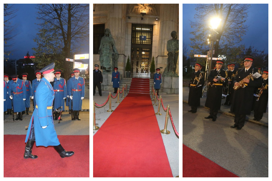 SVEČANO ISPRED PALATE REPUBLIKE Sve spremno za inauguraciju predsjednice Srpske (FOTO)