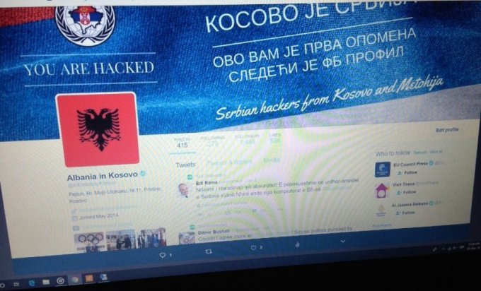 Srbi hakovali Tviter profil "gospodaru Kosova"