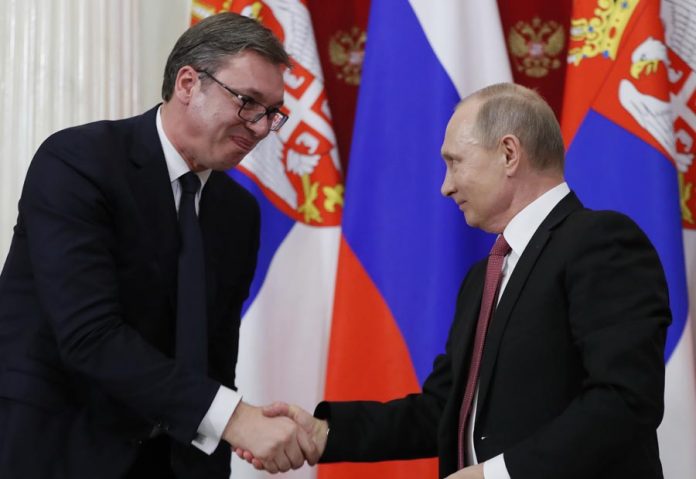 Serbian President Aleksandar Vucic visits