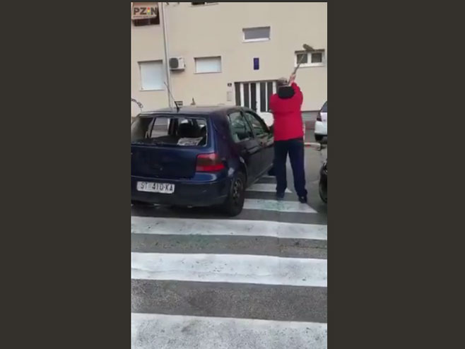 Macolom slupao vlastiti automobil! (VIDEO)