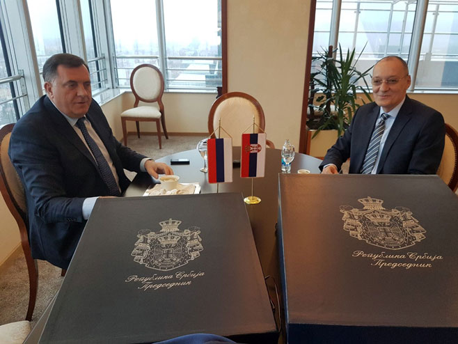 Dodik i Nikolić razgovarali o aktuelnoj situaciji u Srpskoj i BiH