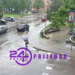 Pretežno oblačno sa kišom