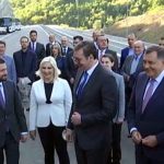 Vučić i Dodik obišli dionicu južnog kraka Koridora 10