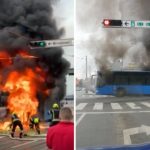 U centru Zagreba planuo autobus (VIDEO)