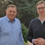 Neformalan susret Vučića i Dodika (FOTO)