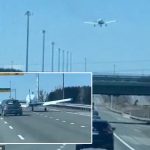 Pogledajte spektakularno slijetanje aviona na auto-put (VIDEO)