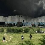 Izgorjele hale "Agrokomerca" u kojima su boravili migranti