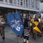 "Rusagov" viteški defile gradskim ulicama (VIDEO)