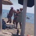OČEVICI SE SMIJALI I SNIMALI Šokantna tuča žene i muškarca na plaži u Crnoj Gori (VIDEO)