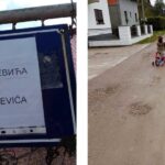 ULICA ZLAJE PRELETARČEVIĆA Pred izbore ostali bez asfalta: Mještani poslali poruku bivšoj vlasti u Prijedoru (FOTO)