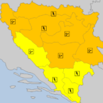 Narandžasto upozorenje za Prijedor, Banjaluku, Višegrad...
