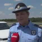 Maja Macura, policajka koja kontroliše brzinu kretanja pomoću presretača (VIDEO)