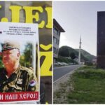Srebrenica oblijepljena slikama Ratka Mladića