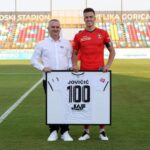 PRIZNANJE PRIJEDORČANINU: Aleksandar Jovičić odigrao 100. utakmicu za Goricu