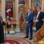 Dodik i Vučić u posjeti crkvi Svetog Đorđa u Budimpešti (FOTO i VIDEO)