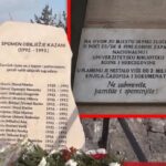 Uklesali "srpske zločince", SRPSKE ŽRTVE SAKRILI: Spomen-ploča na Kazanima je svečano otkrivena, ali poruka je Srbe iz Sarajeva ponovo zaboljela