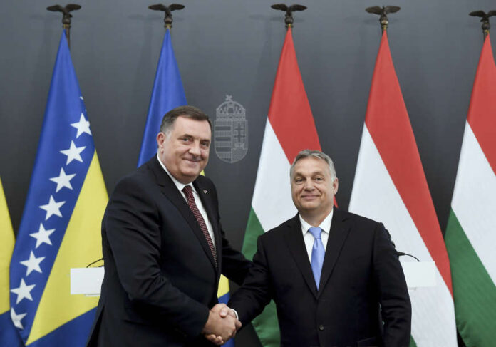 Milorad Dodik's visit to Hungary