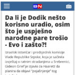Analiza: BN portalu se Dodik priviđa u svakoj vijesti?