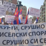 Protesti Srba u Kosovskoj Mitrovici i Gračanici (VIDEO)