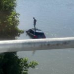 Doboj: Automobilom sletio u rijeku Bosnu u naselju Bare (FOTO)