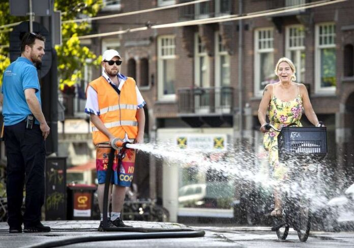 Heat wave in the Dutch capital