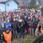 Protest mještana Gornjeg Kamengrada: Ni po koju cijenu neće dozvoliti kop
